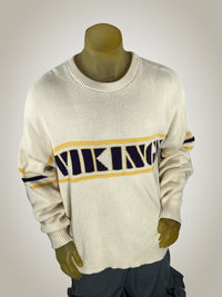 Thumbnail for Gameday Grails Sweater Large Vintage Minnesota Vikings Pro Elite Knit Sweater