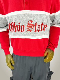Thumbnail for Gameday Grails Sweatshirt Medium Vintage Ohio State Buckeyes Long Rugby Shirt