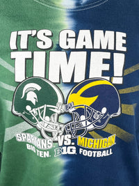 Thumbnail for Gameday Grails Sweatshirt Medium Vintage Spartans vs Michigan Sweatshirt