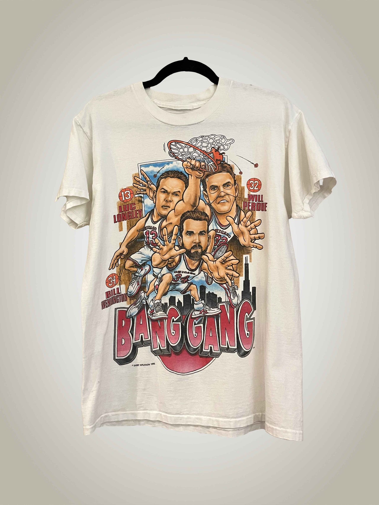 Gameday Grails T-Shirt Large Chicago Bulls Bang Gang T-Shirt
