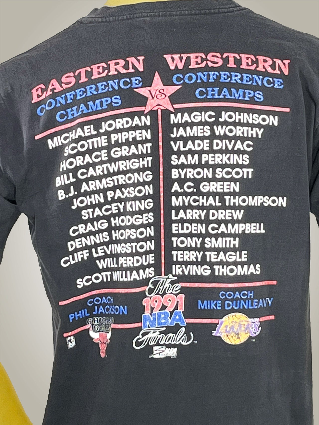 Gameday Grails T-Shirt Large Vintage 1991 NBA Finals T-Shirt