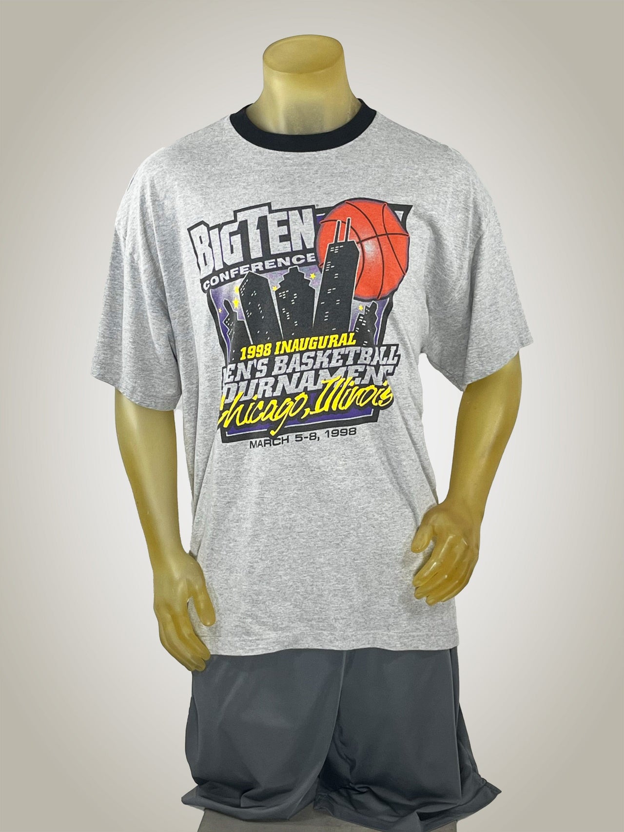 Gameday Grails T-Shirt X-Large Vintage Big Ten 1998 Inaugural Basketball Tournament T-Shirt