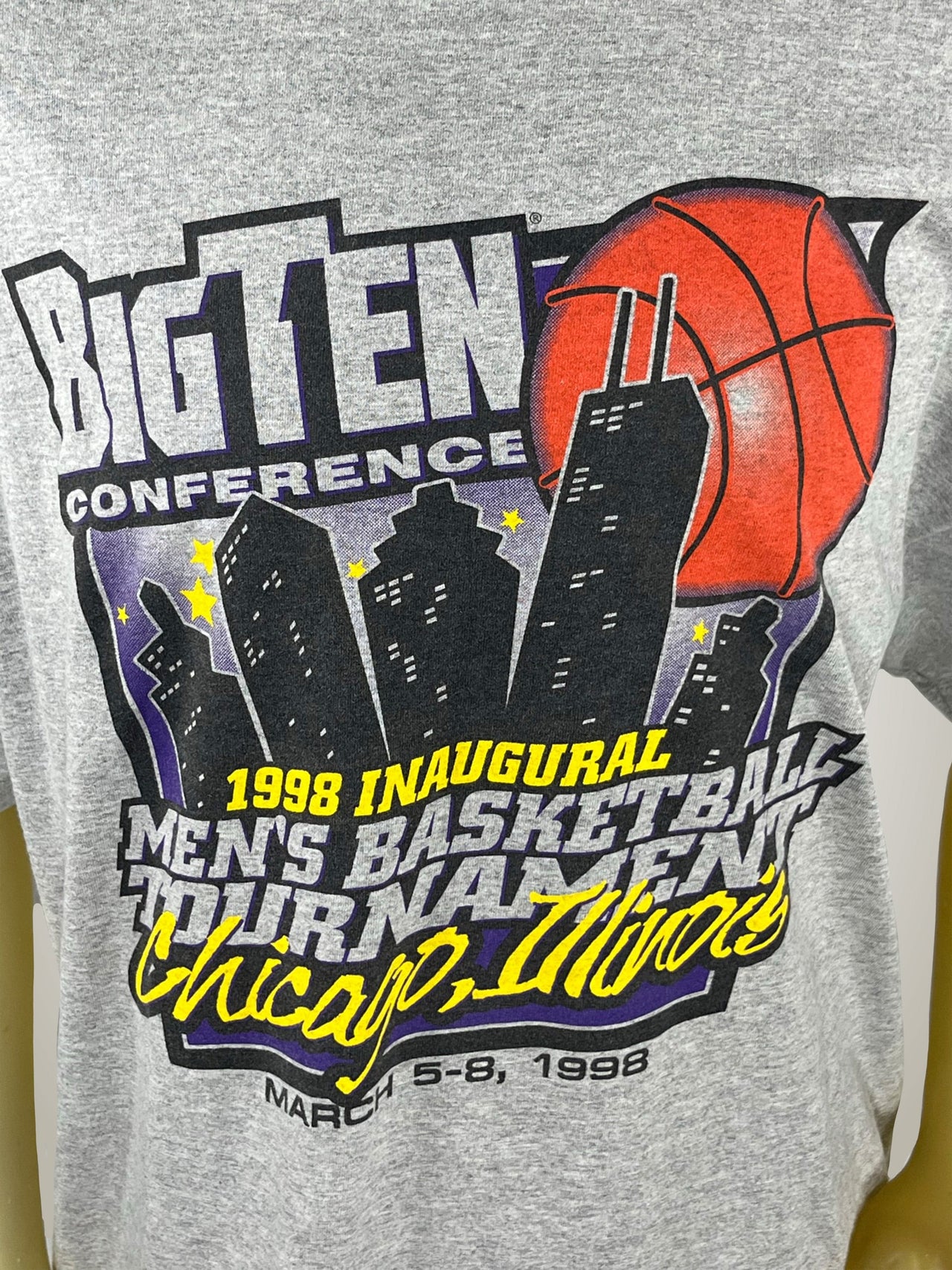 Gameday Grails T-Shirt X-Large Vintage Big Ten 1998 Inaugural Basketball Tournament T-Shirt
