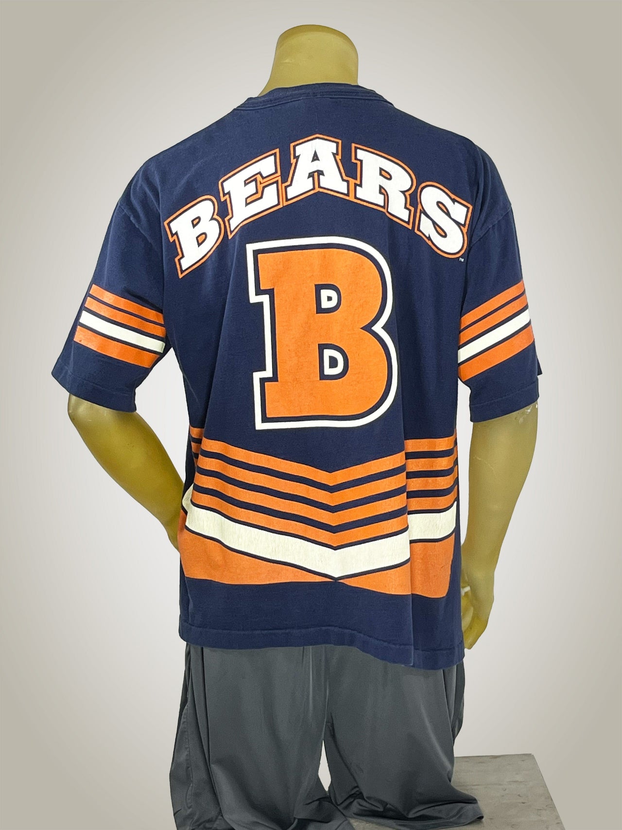 Gameday Grails T-Shirt X-Large Vintage Chicago Bears Salem All Over Print 1995