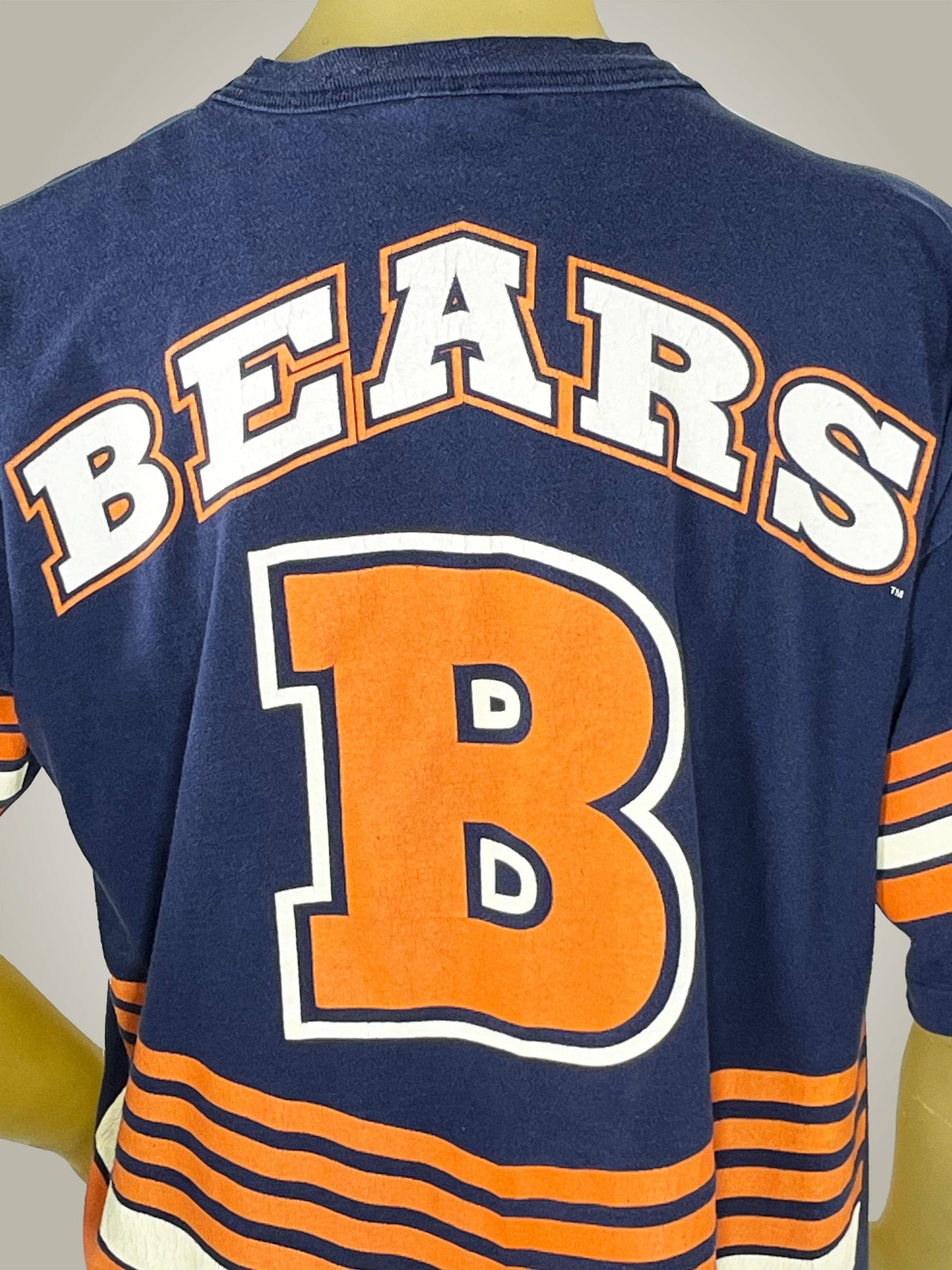 Gameday Grails T-Shirt X-Large Vintage Chicago Bears Salem All Over Print 1995