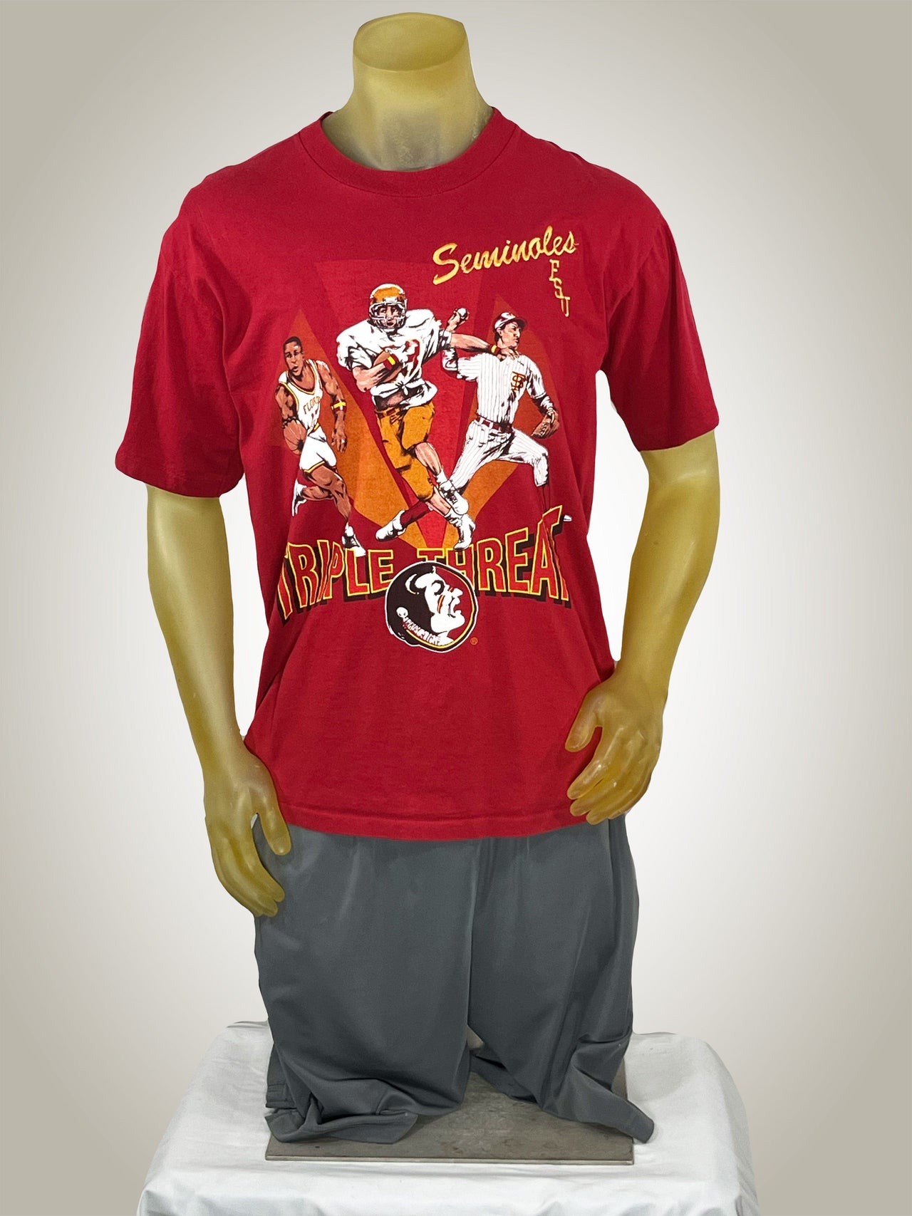Gameday Grails T-Shirt Large Vintage Florida State Seminoles Triple Threat T-Shirt