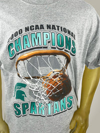 Thumbnail for Gameday Grails T-Shirt X-Large Vintage Michigan State Basketball 2000 National Champions T-Shirt