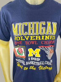 Thumbnail for Gameday Grails T-Shirt Large Vintage Michigan Wolverines T-Shirt