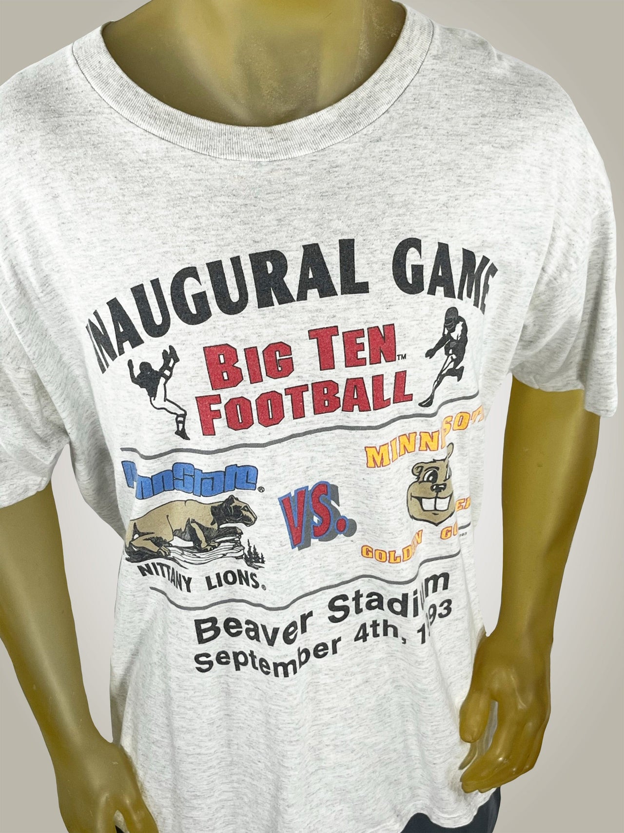 Gameday Grails T-Shirt X-Large Vintage Penn State Inaugural Big 10 T-Shirt