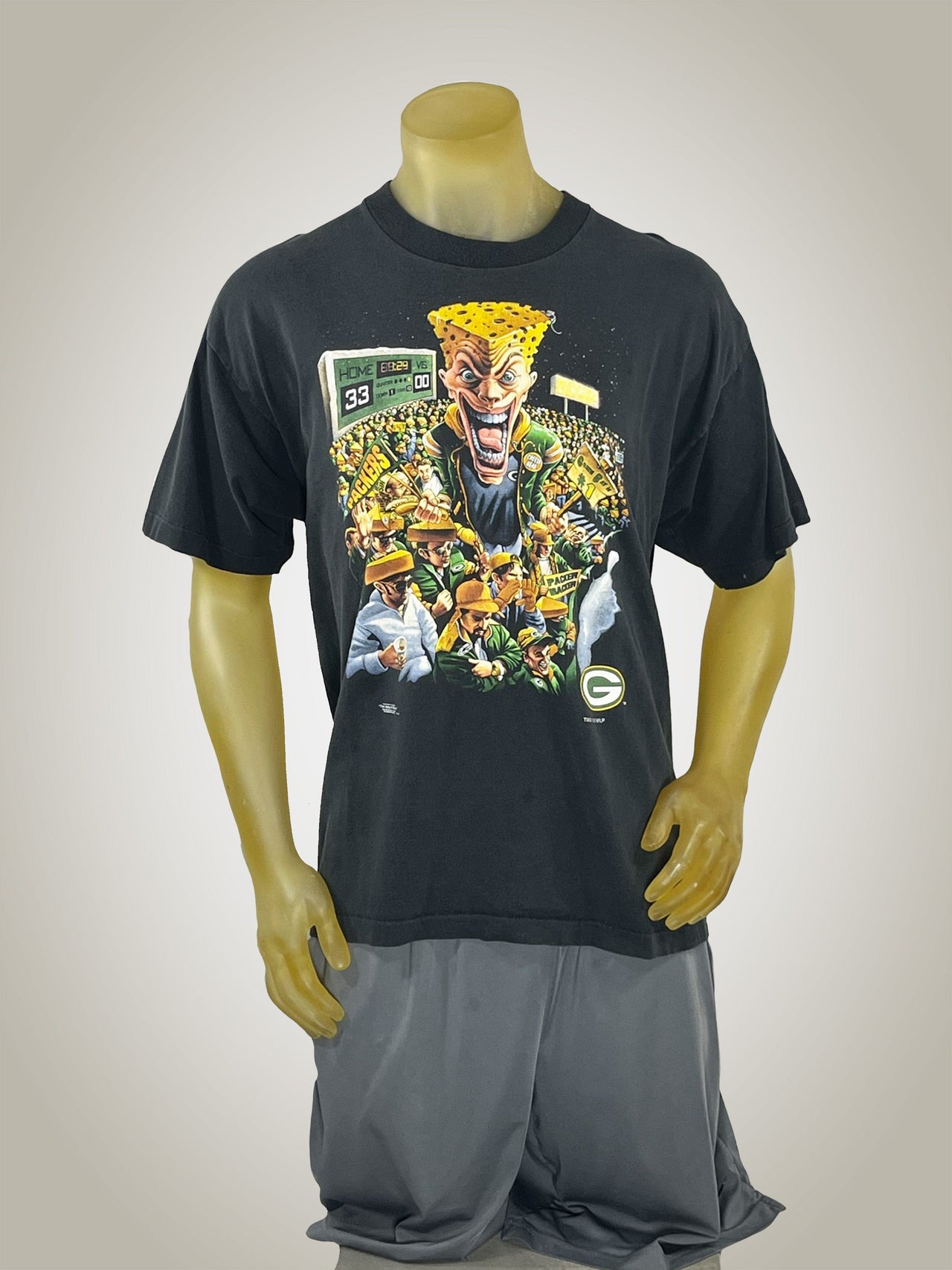 Varsity Club T-Shirt X-Large Vintage Green Bay Packers T-Shirt